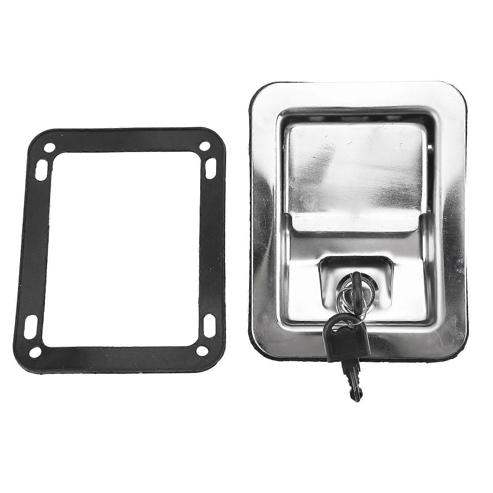 Joyhappst Image Color Paddle Latch 304 Stainless Steel Handle Lock Keys Kit For Unit Construction Machinery