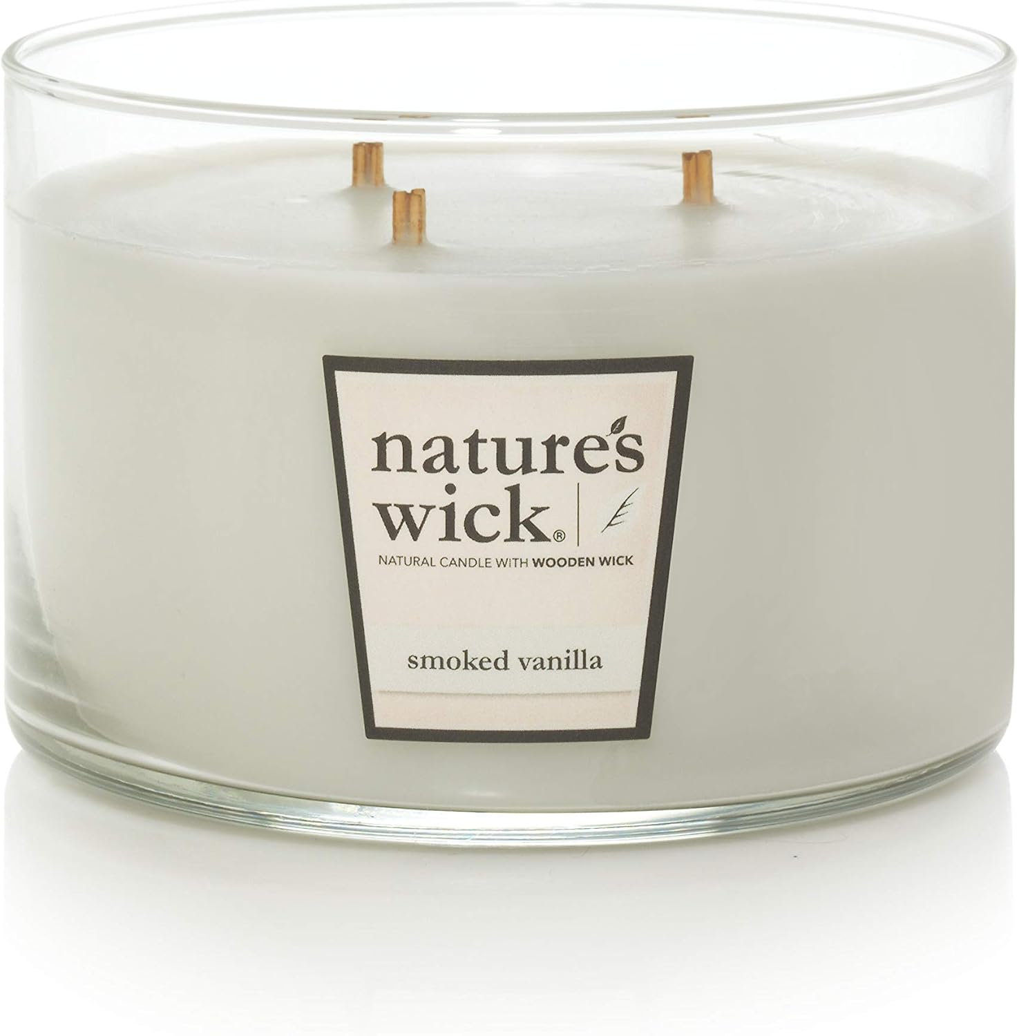 Nature's Wick Smoked Vanilla 3-Wick Candle, 18 oz.