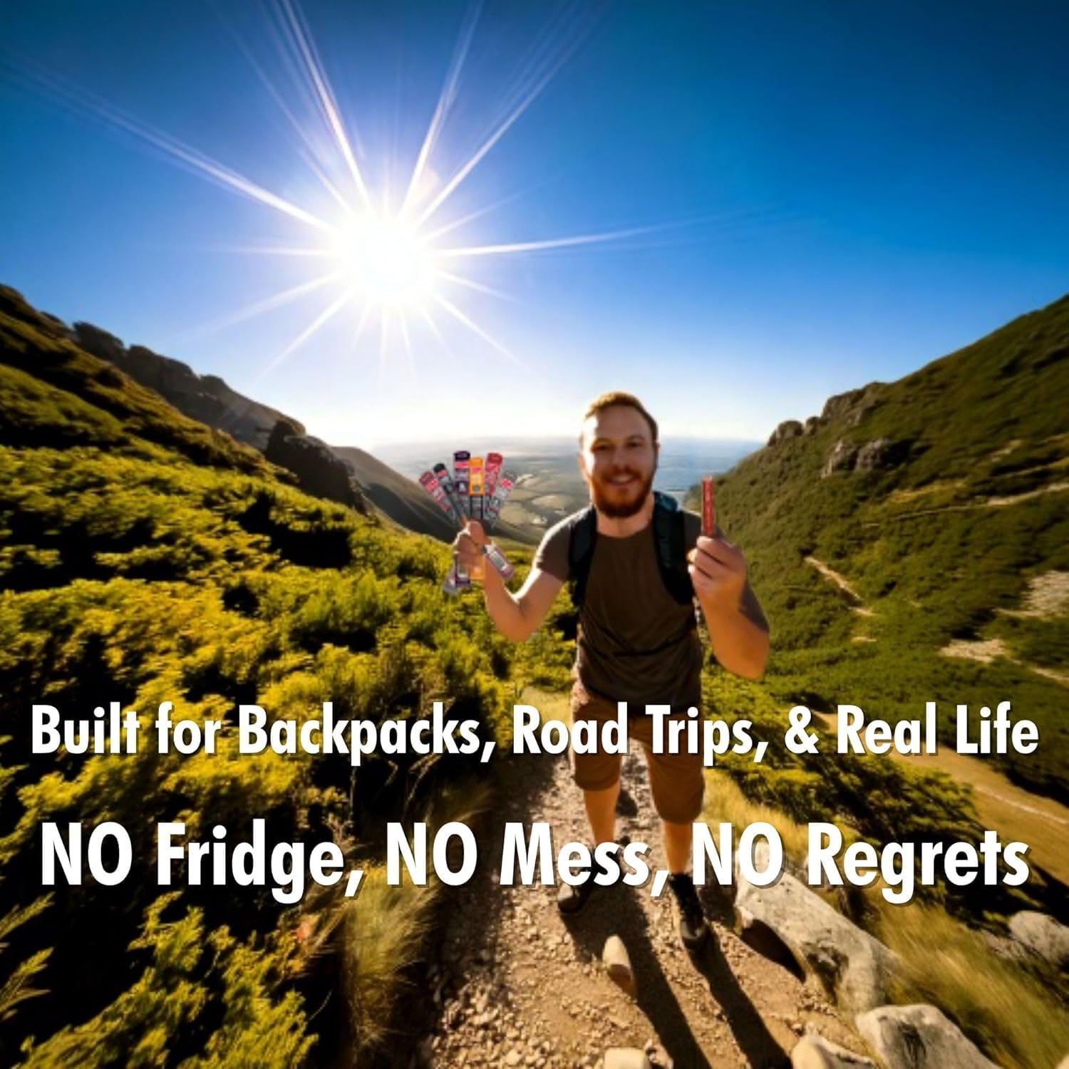 Jerky.com Hot Jerky Sticks - 26 Pack | Pork and Beef Jerky Sticks | High Protein, Keto Friendly, Low Carb, Gluten Free, No MSG | Individually Wrapped Jerky Gifts for Men