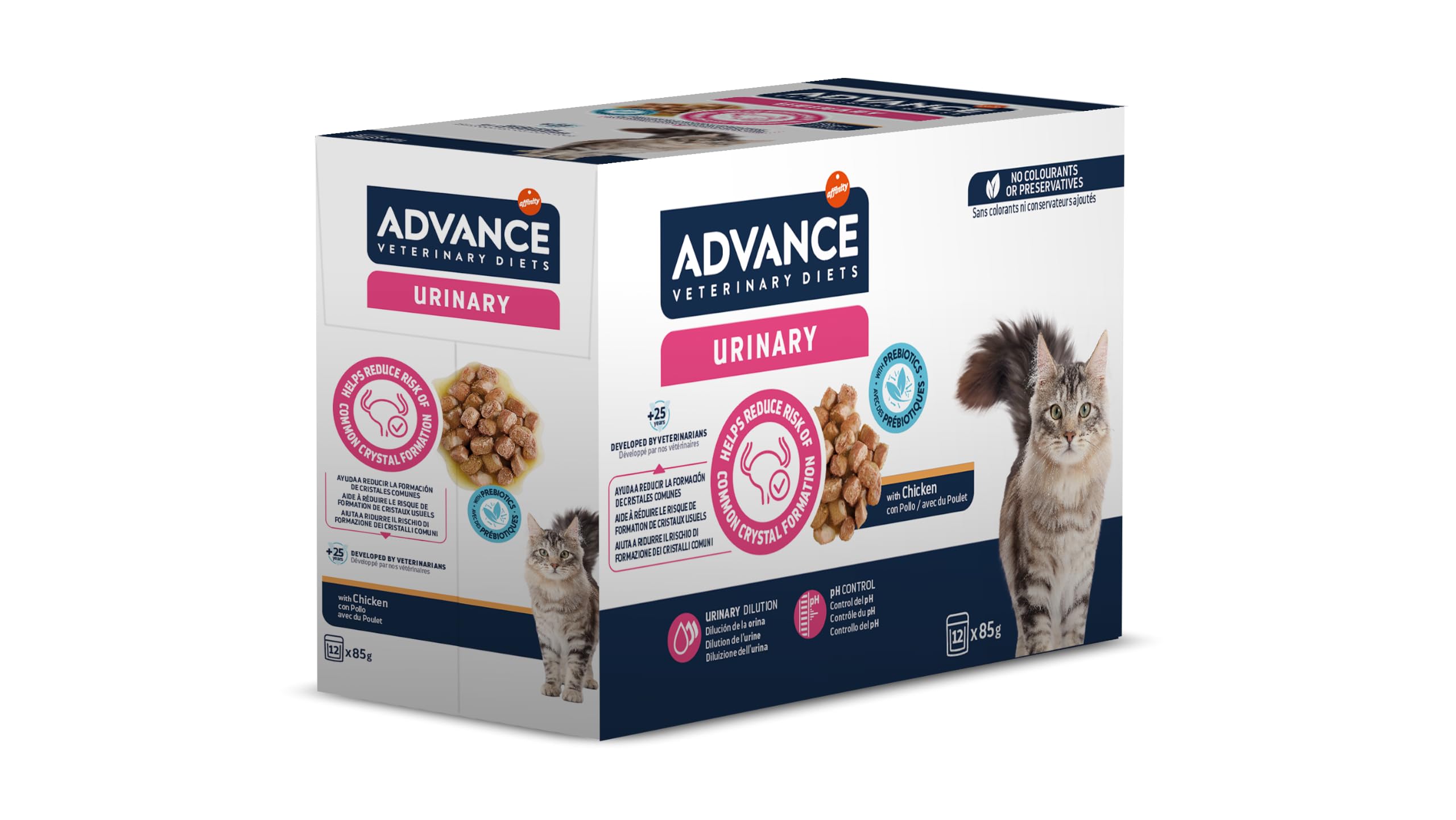 Advance | Nassfutter für Katzen | Erkrankungen der Harnwege | 12 x 85 g