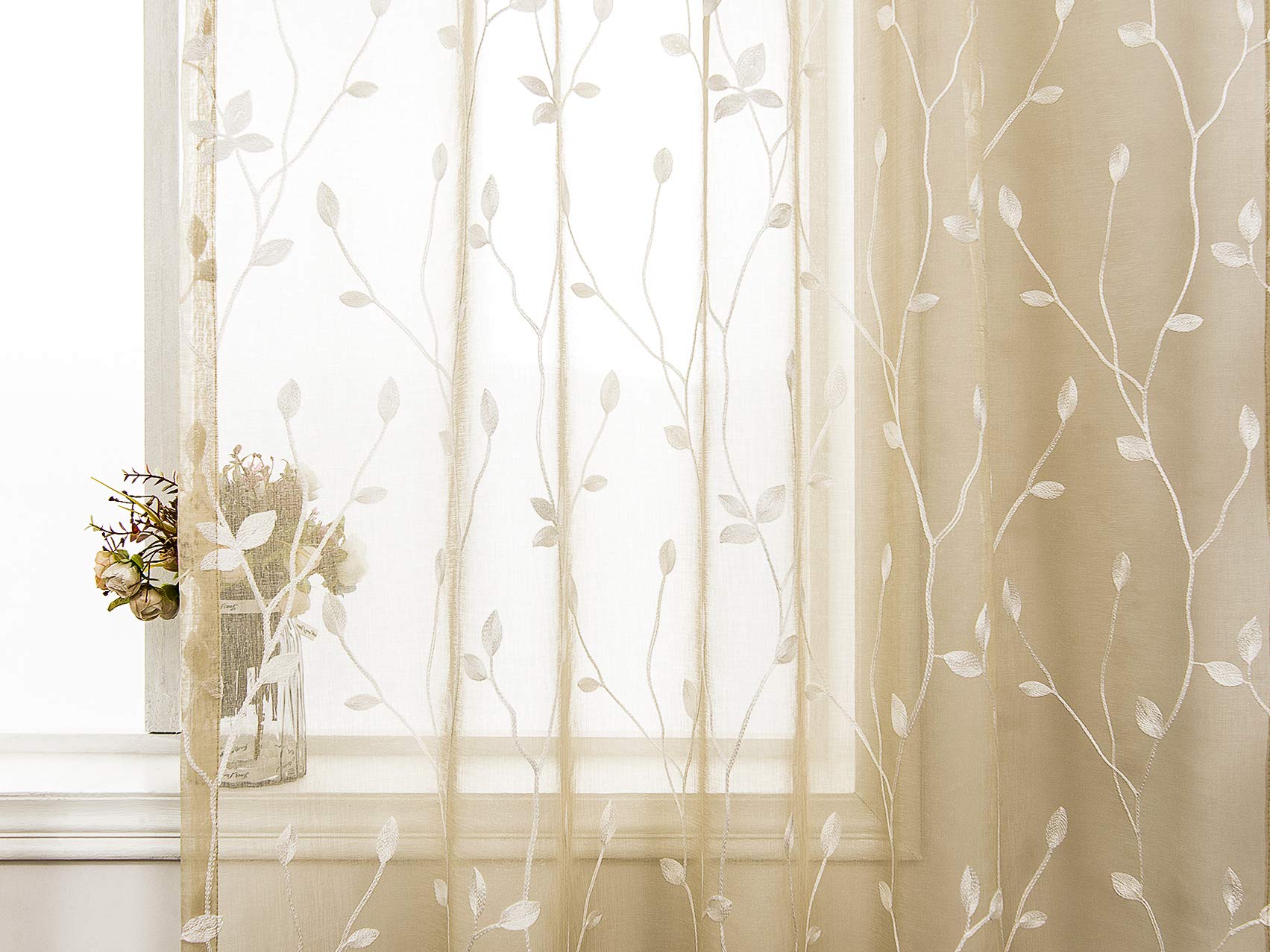 Floral Sheer Curtains – Curtains & Drapes