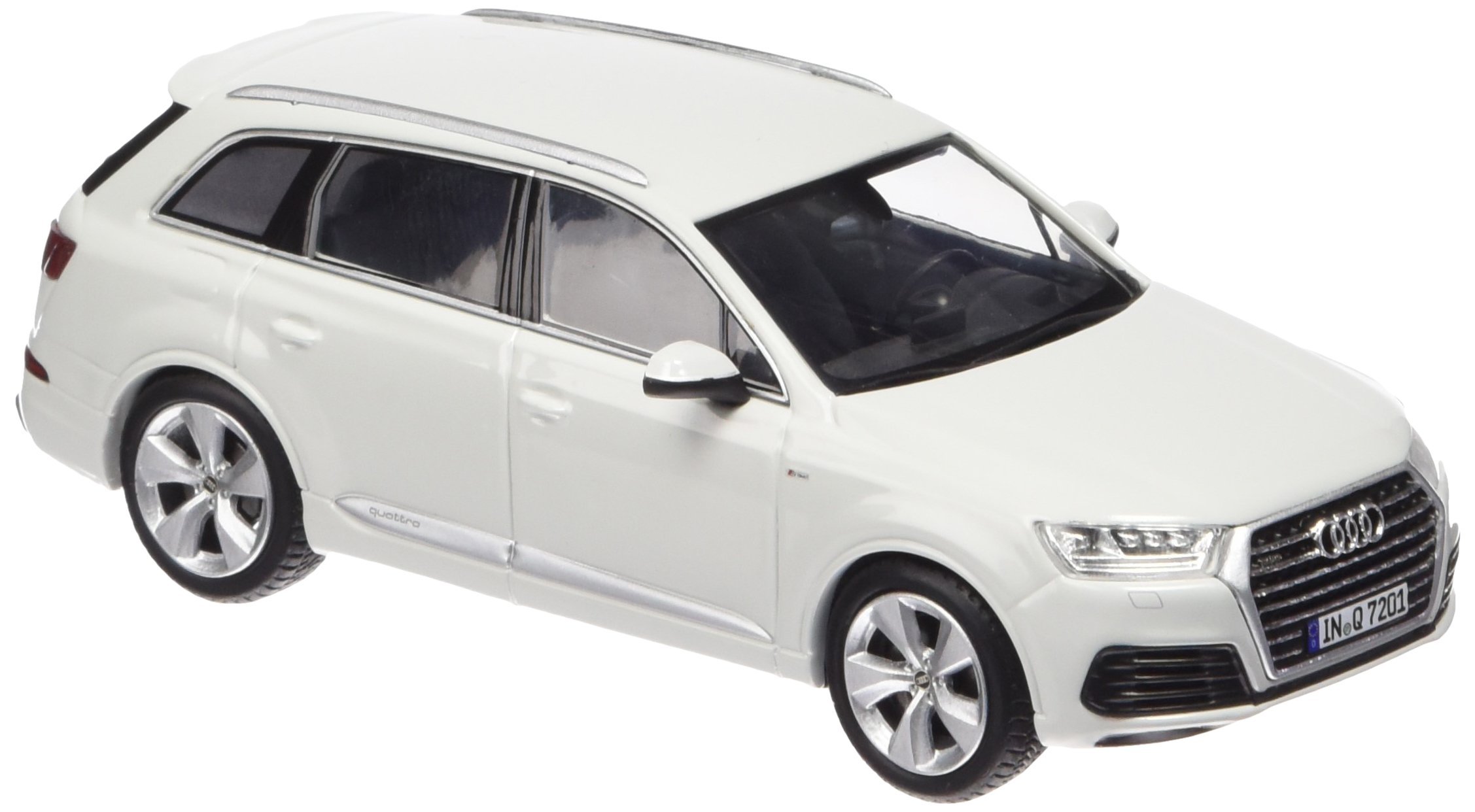 1/18 ミニカー　アウディQ7 Amazon | アウディq7、ホワイト、2015年、モデルカー、品、i-spark 1