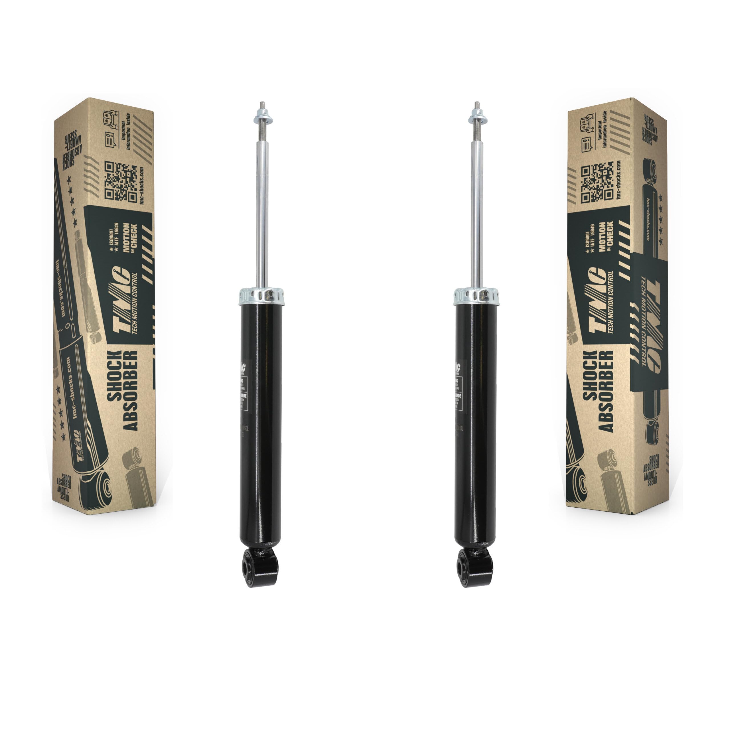 TMC Rear Suspension Shock Absorbers Pair Replacement For Honda Civic - Left Right Side (Driver Passenger) K78-100412 — view 15