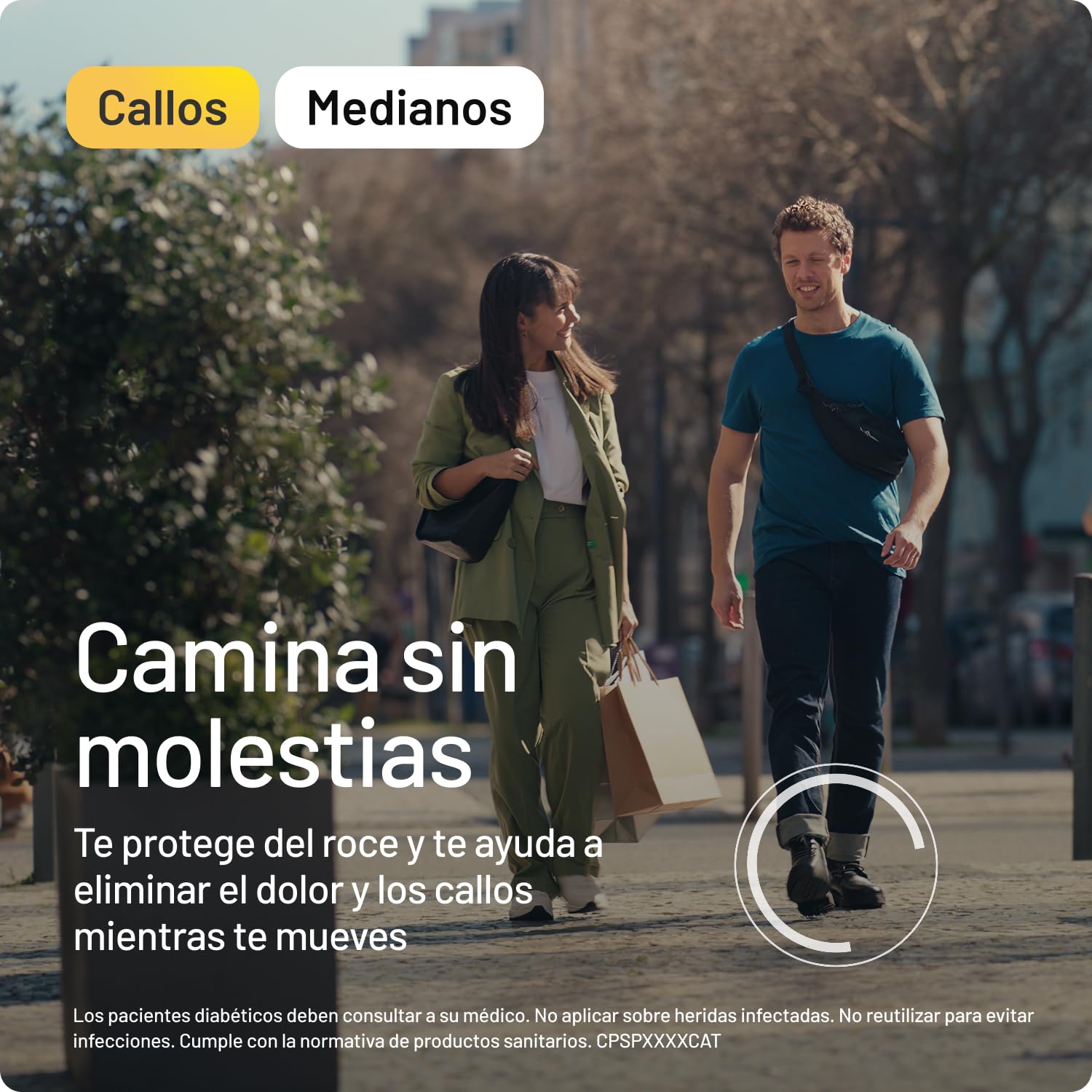 Compeed Callos Medianos, Tratamiento para eliminar los callos de los pies, Pack 10 uds.