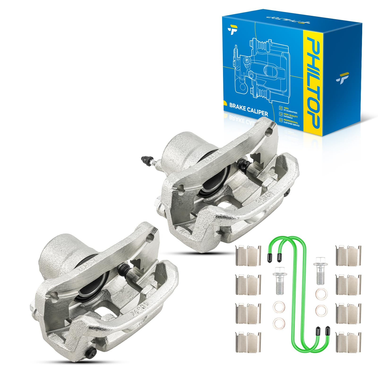 PHILTOP Rear Brake Caliper for 2007-2016 Toyota Tundra, 2008-2016 Sequoia