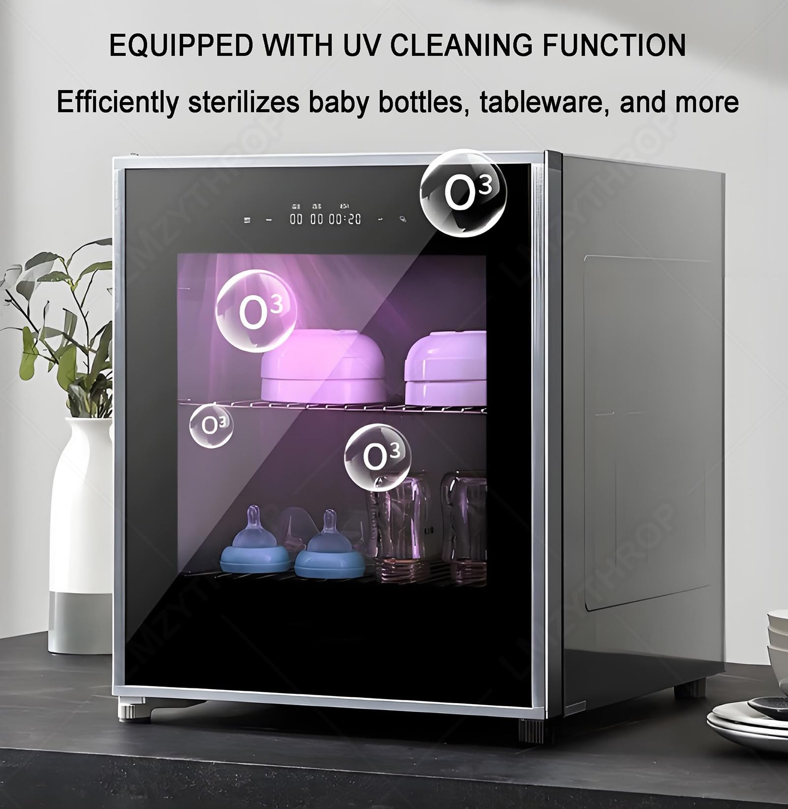 Elektrischer Proofer zum Backen und Gären, einstellbare Temperatur und Luftfeuchtigkeit, große Kapazität mit Racks und Wasserschale