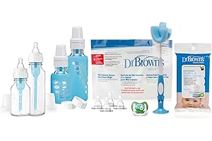 Dr. Brown's Natural Flow Standard Glass Bottle Starter Set (2-Pack)