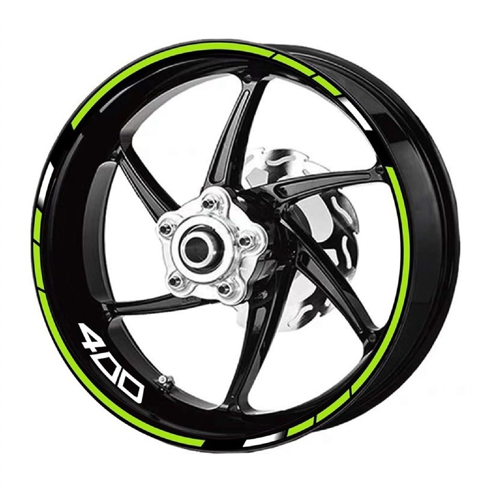 Motorcycle Wheel Stickers for Kawasaki for Z400 for Z-400 for Z 400