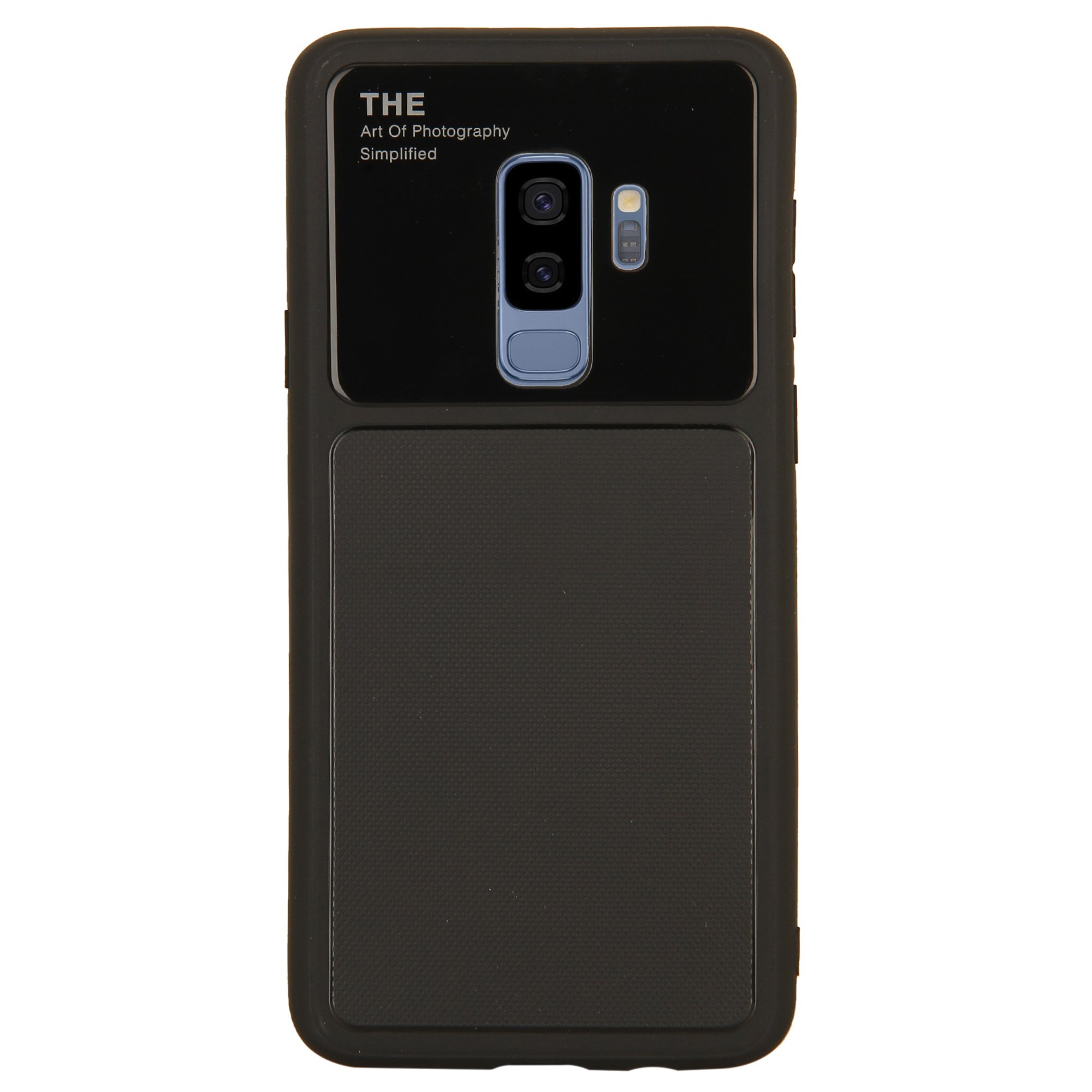 Samsung S9 Mobile Back Cover (Black)