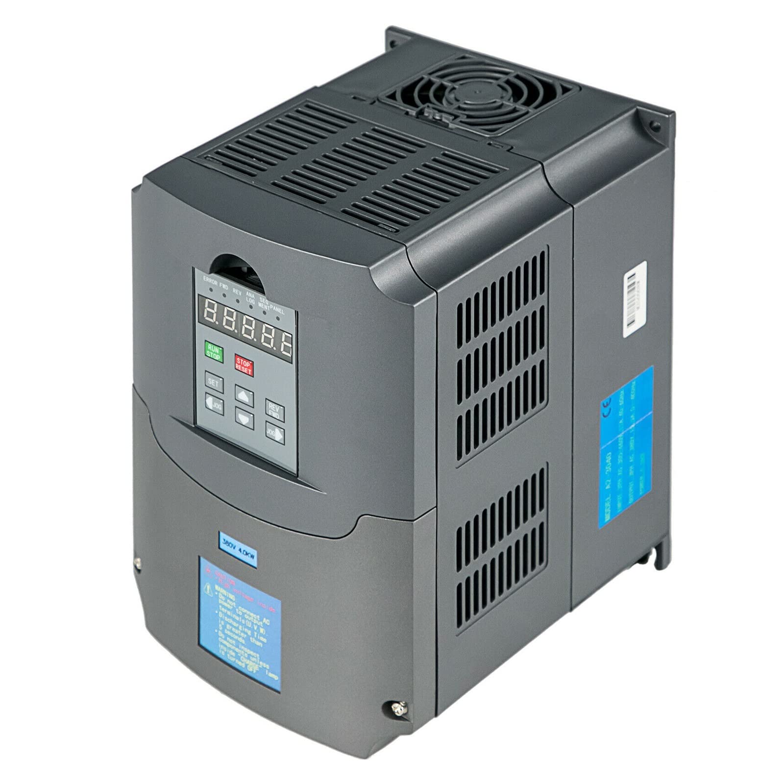 2.2KW 4KW falownik o zmiennej częstotliwości 380V przetwornica częstotliwości wyjściowej 3P ekonomiczny regulator prędkości silnika wrzeciona VFD(4KW 380V)