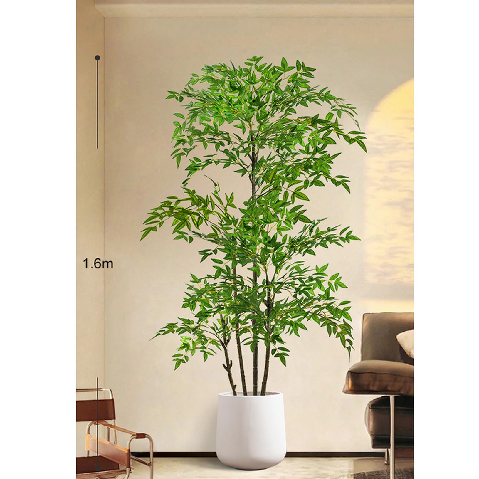 Amazon｜HGJH フェイクグリーン 大型 カラー3 人工観葉植物 目隠し