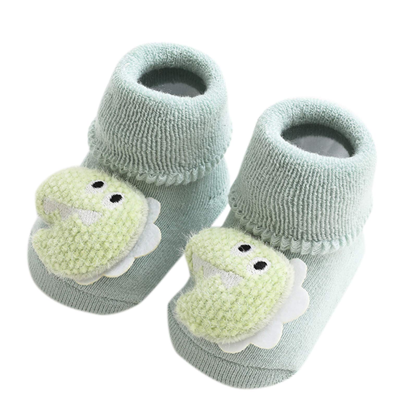 FIN86 Baby Necessities Socks Toddler Boys No-Slip Animal Cute 3D Slippers Girls Baby Cartoon Socks Baby Care