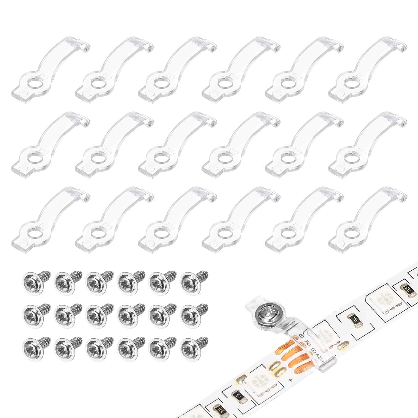 PATIKIL Strip Light Clips