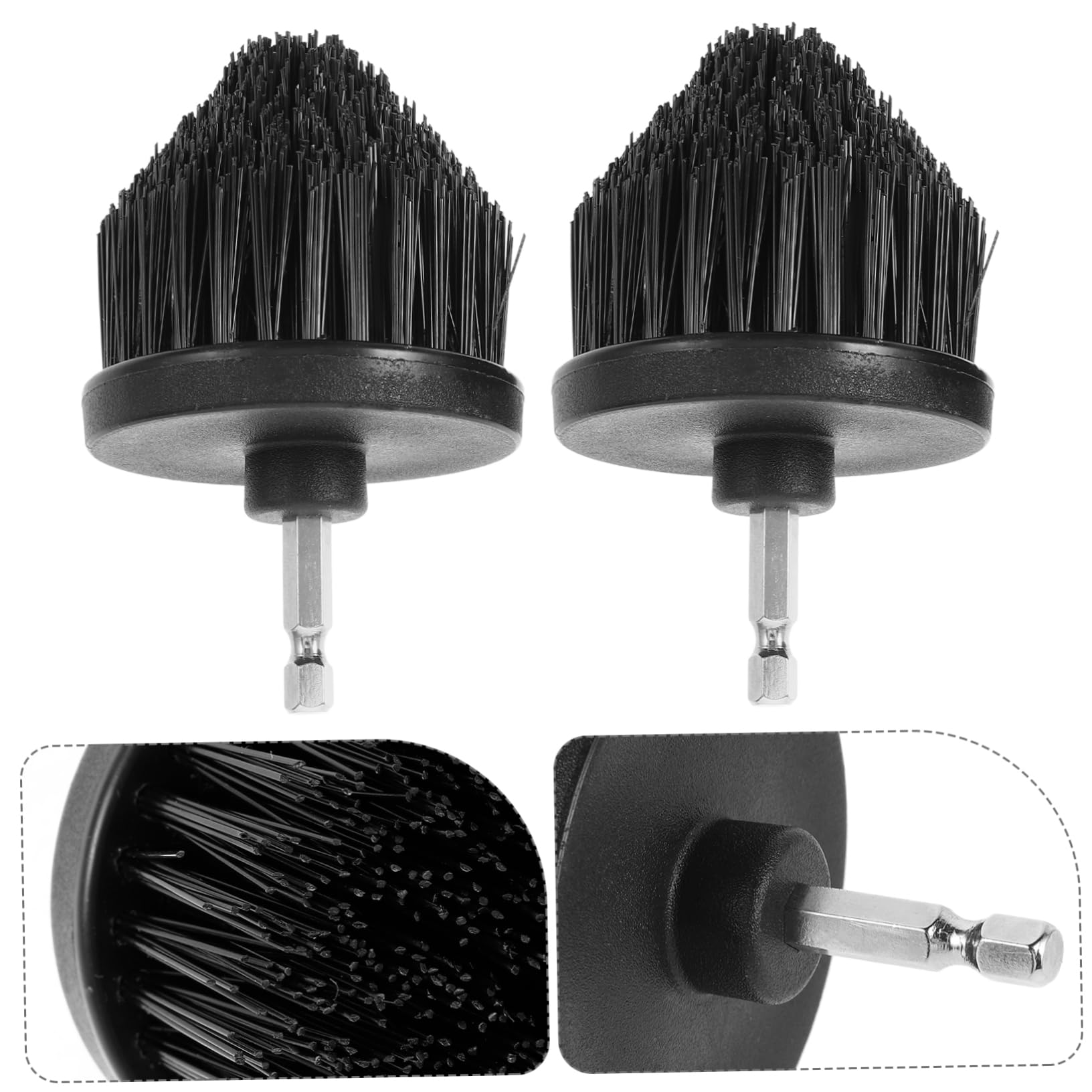 STOBAZA 10piezas Cepillo De Taladro Eléctrico para Limpieza Profunda Accesorios De Cepillo De Taladro para Baños Azulejos y Esquinas