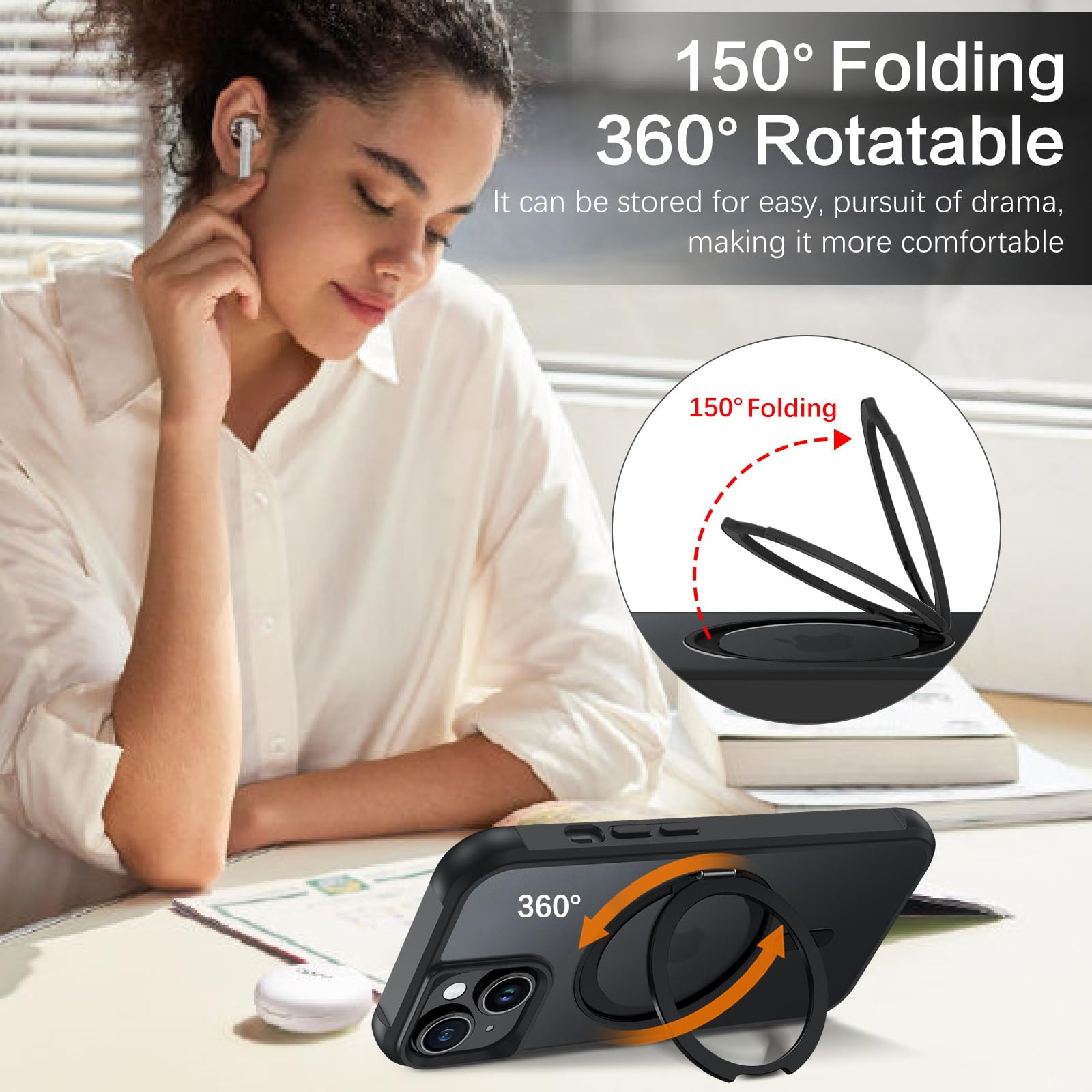 BENTOBEN Case For IPhone 15 Case, [Compatible With MagSafe] Slim - View #9