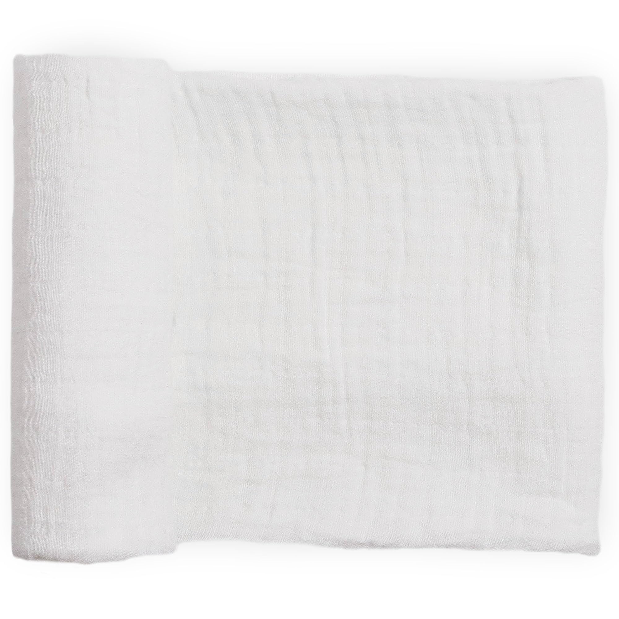 Little Unicorn Muslin Swaddle Blanket for Newborns &amp; Infants | Soft &amp; Breathable Fabric | Baby Blanket for Swaddling, Nursing, Shower Gifts (White)
