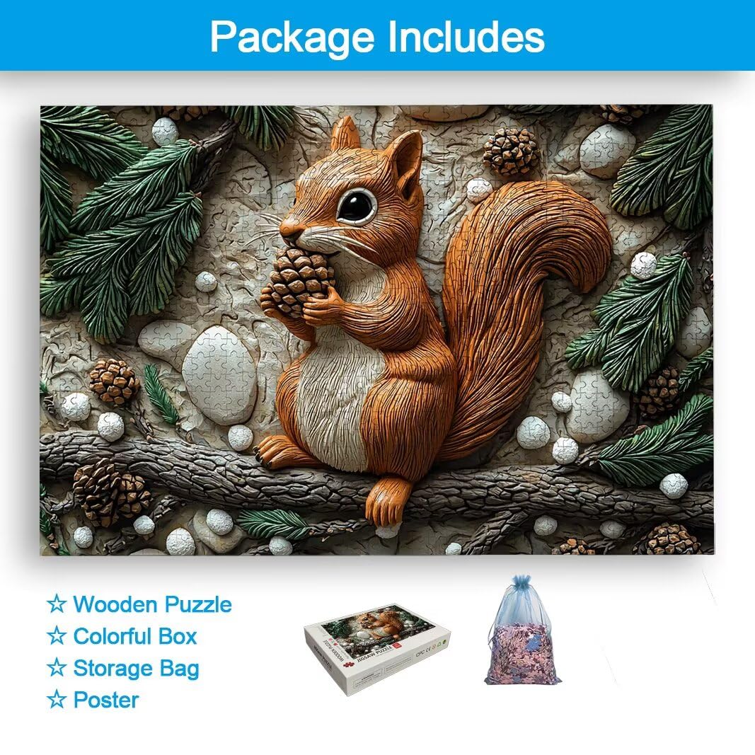 Puzzle Animali, Puzzle 1000 Pezzi per Adulti, Regalo Donna/Uomo -2617