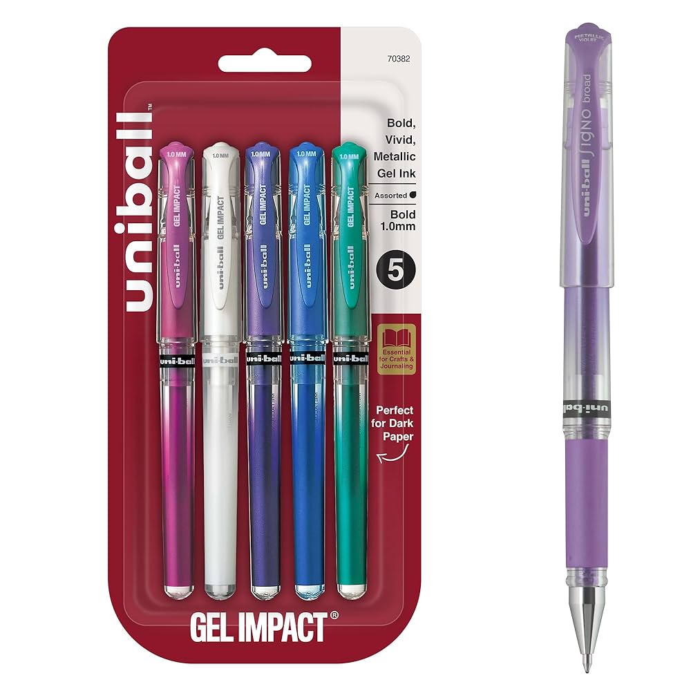 Uni Ball Red Capped (UM-153S) Gel Impact Rollerball Pen Ball Point