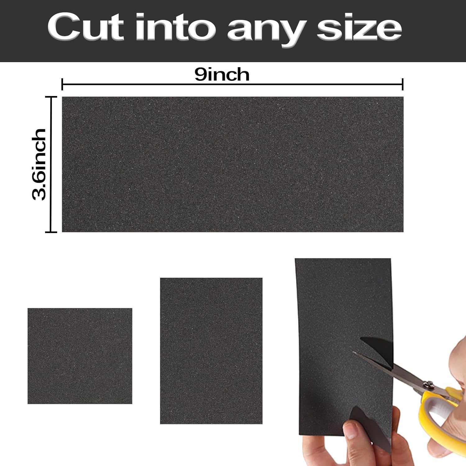 STEBRUAM Sandpaper 9x3.6 Inch 30 PCS 400 to 2000 Grits, Wet and Dry Sandpaper for Cars Polishing Metals Walls Wood Furniture Sanding - Image 3