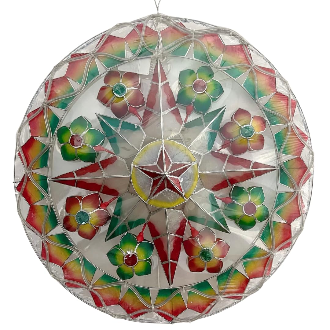 HOMEZONE Tala Christmas Parol 24 inch LED Capiz Lantern Philippines