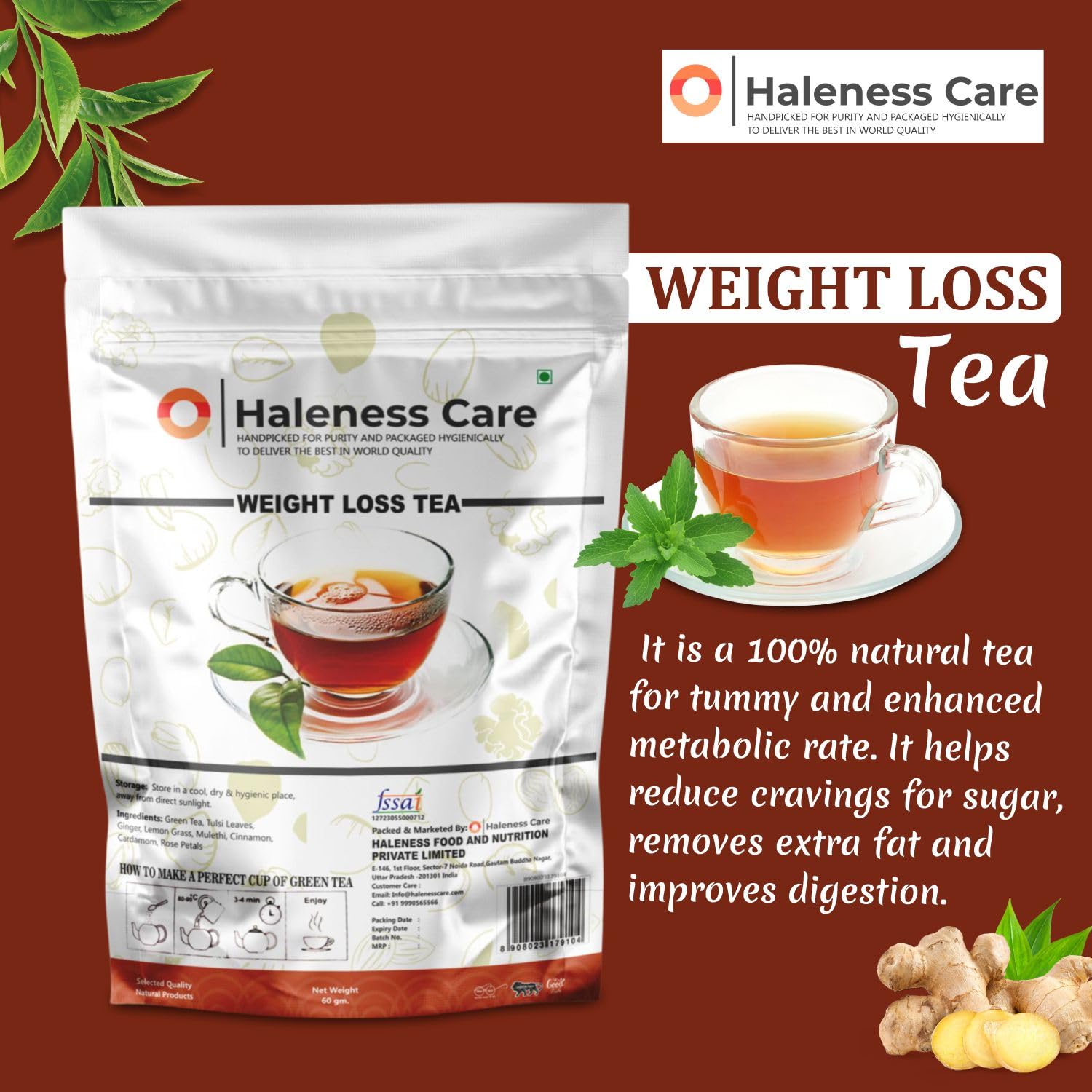 Review Haleness Care Weight Loss Tea | Herbal Fat Burner Green Tea 2 Review Haleness Care Weight Loss Tea | Herbal Fat Burner Green Tea