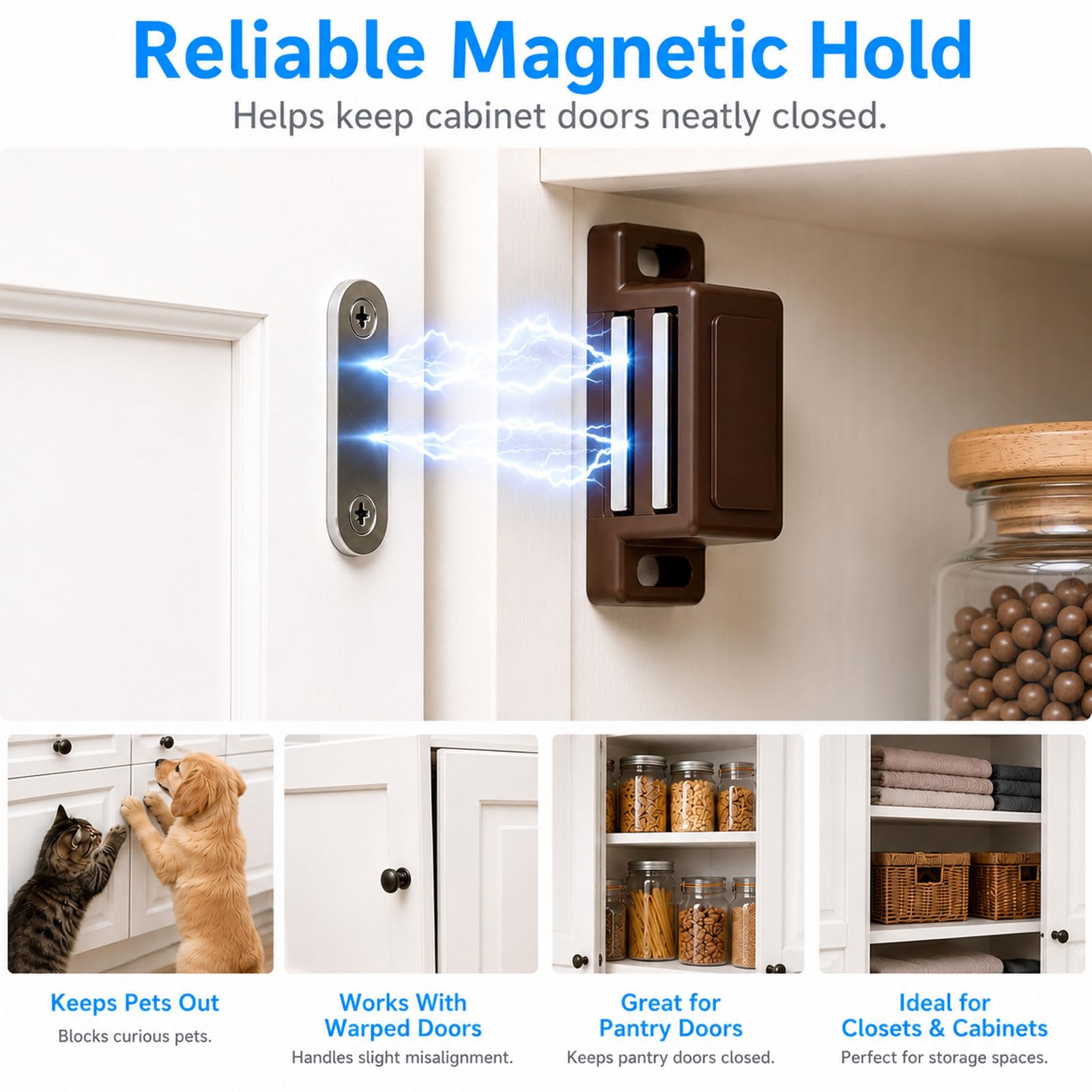 Cabinet Magnets - Secure Cabinet Doors -2 Cabinet Magnets - Secure Cabinet Doors -2