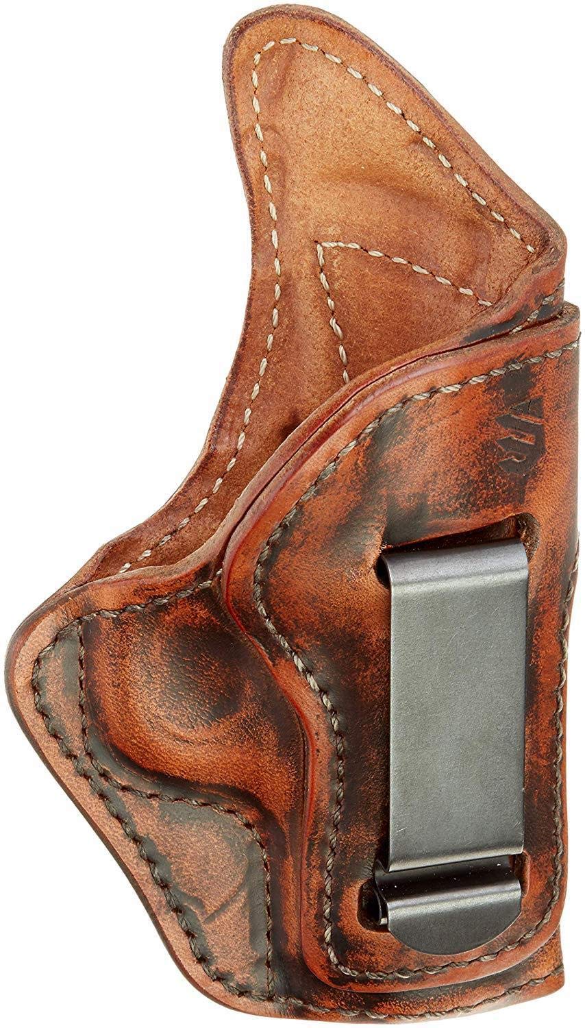 BLACKHAWKPremium Leather Isp W/Clip S&W M&P, Shield 45, RH Antiqued Brown, Box Antique Brown
