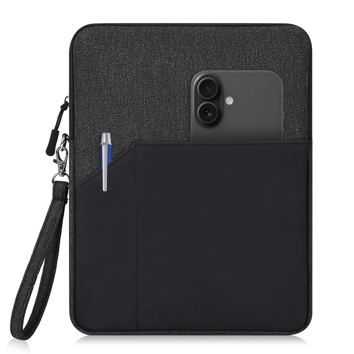CAAORDKSO 9-11 Inch Tablet Sleeve Case Carrying Case for 11 inch iPad A16, 11 inch iPad Air M3 M2 / iPad Pro 11 M4, 10.2 10.5 10.9" iPad Pro Air, Galaxy Tab S8/S9 11" / Galaxy Tab A9+ Bag, Black - A