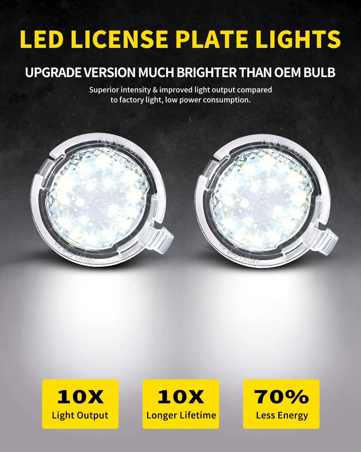 LED Side Mirror Puddle Lights Compatible with Ford F150 Explorer Edge Expedition Flex Taurus X Mirror Signal Lamp Indicator Replacement Accessories, Pack of 2