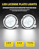 Vista 2 de Focos LED para Espejo Lateral de Charco Compatibles con Ford F150 Explorer Edge Expedition Flex Taurus X, Indicador de Señal de Espejo, Accesorios