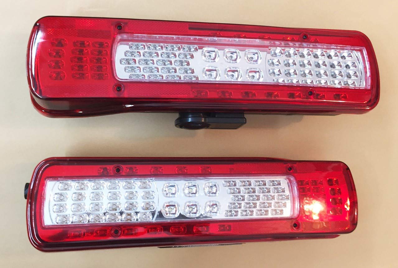 2 luci posteriori a LED da 24 V per luci posteriori retromarcia camion FH 4 + targa