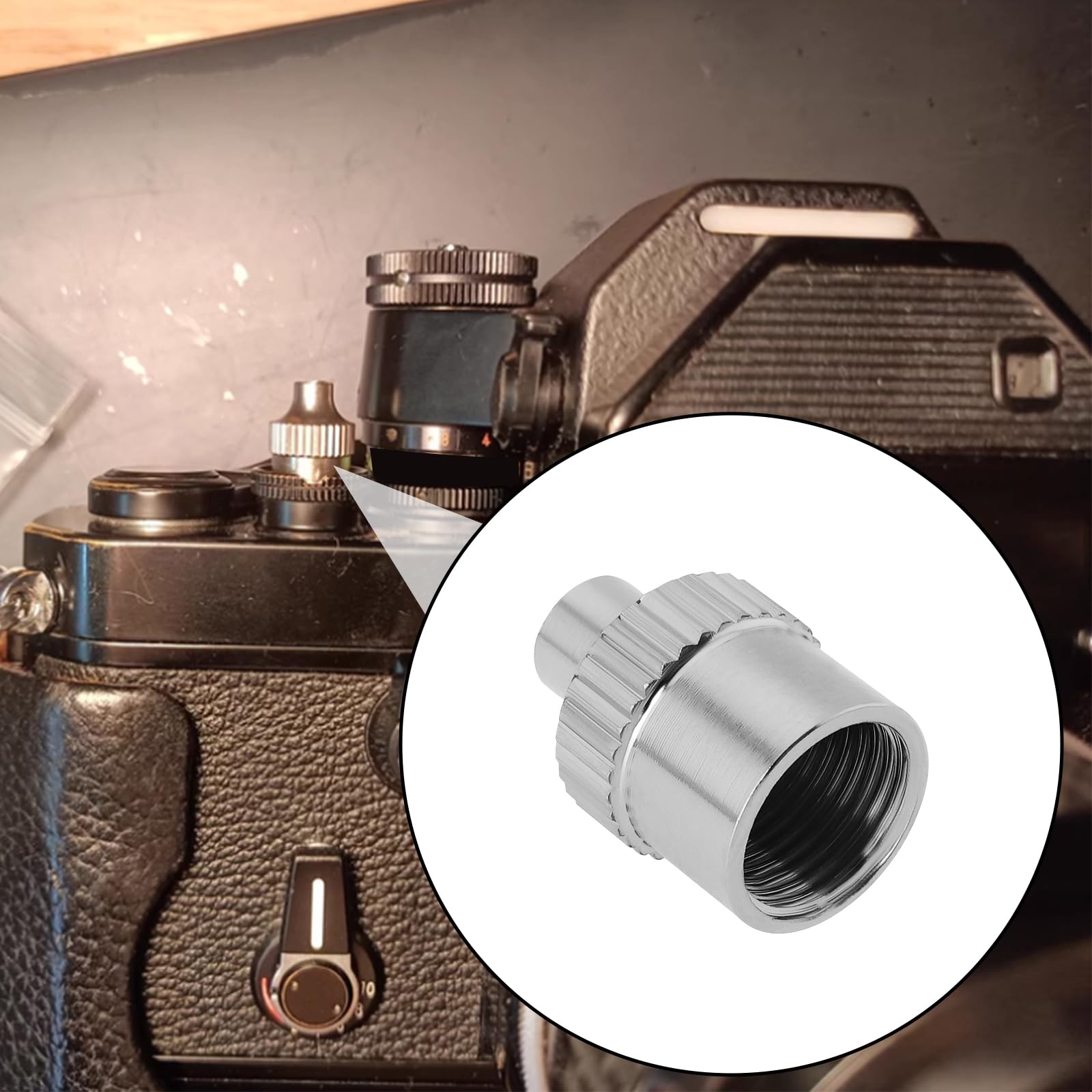 1 cavo adattatore per scatto della fotocamera compatibile con Nikon F2 FTn F2A F2SB F2AS compatibile con fotocamere Leica Rangefinder compatibile con Yashica
