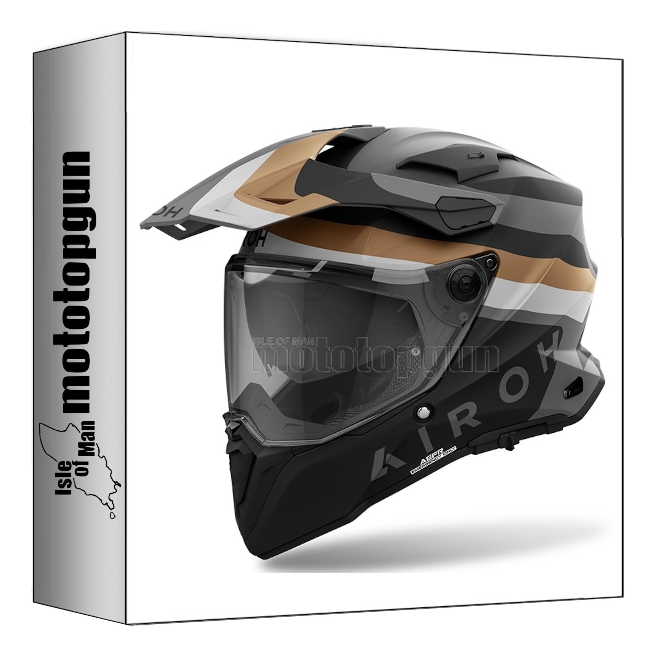 Casque Airoh Commander 2 Doom avec écran panoramique et ventilation optimale XS