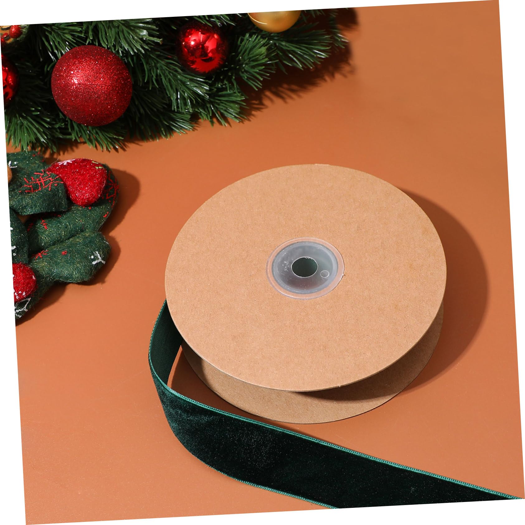 3rollen Breites Dunkelgrünes Flocking-ribbon Hochwertiges Dekoband Für Hochzeiten -projekte Und Kleidung Strapazierfähiges Elastisches Material Für Kreative Bastelideen