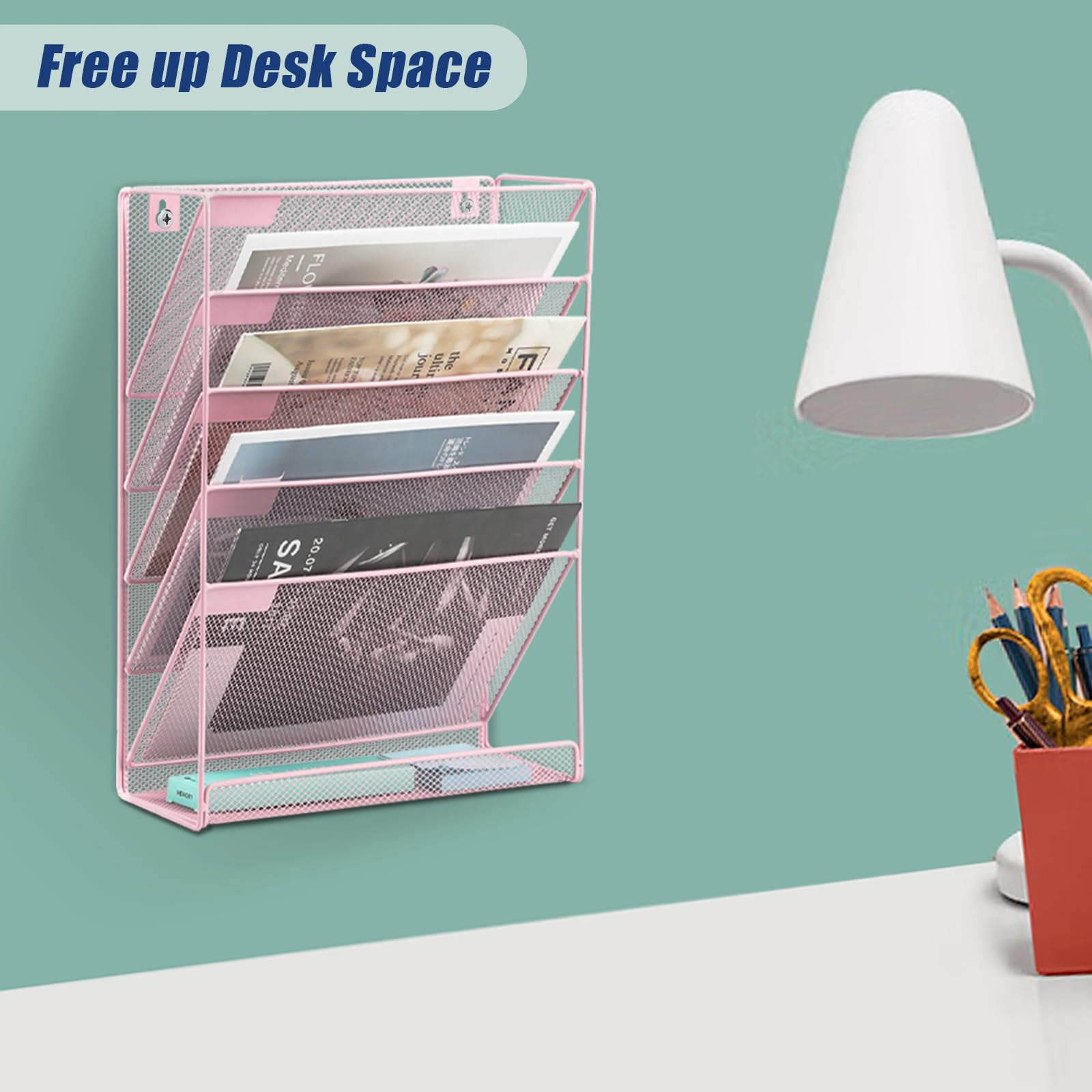 Wandordner 6-fach - Metall Organizer Für Büro & Zuhause