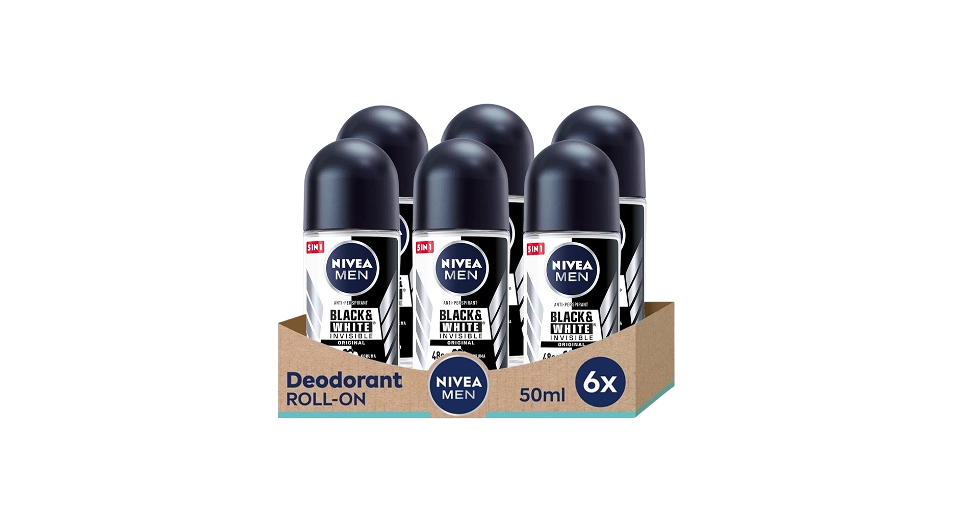 Amazon.com: Nivea BLACK WHITE ORIGINAL, ROLL-ON – FREE