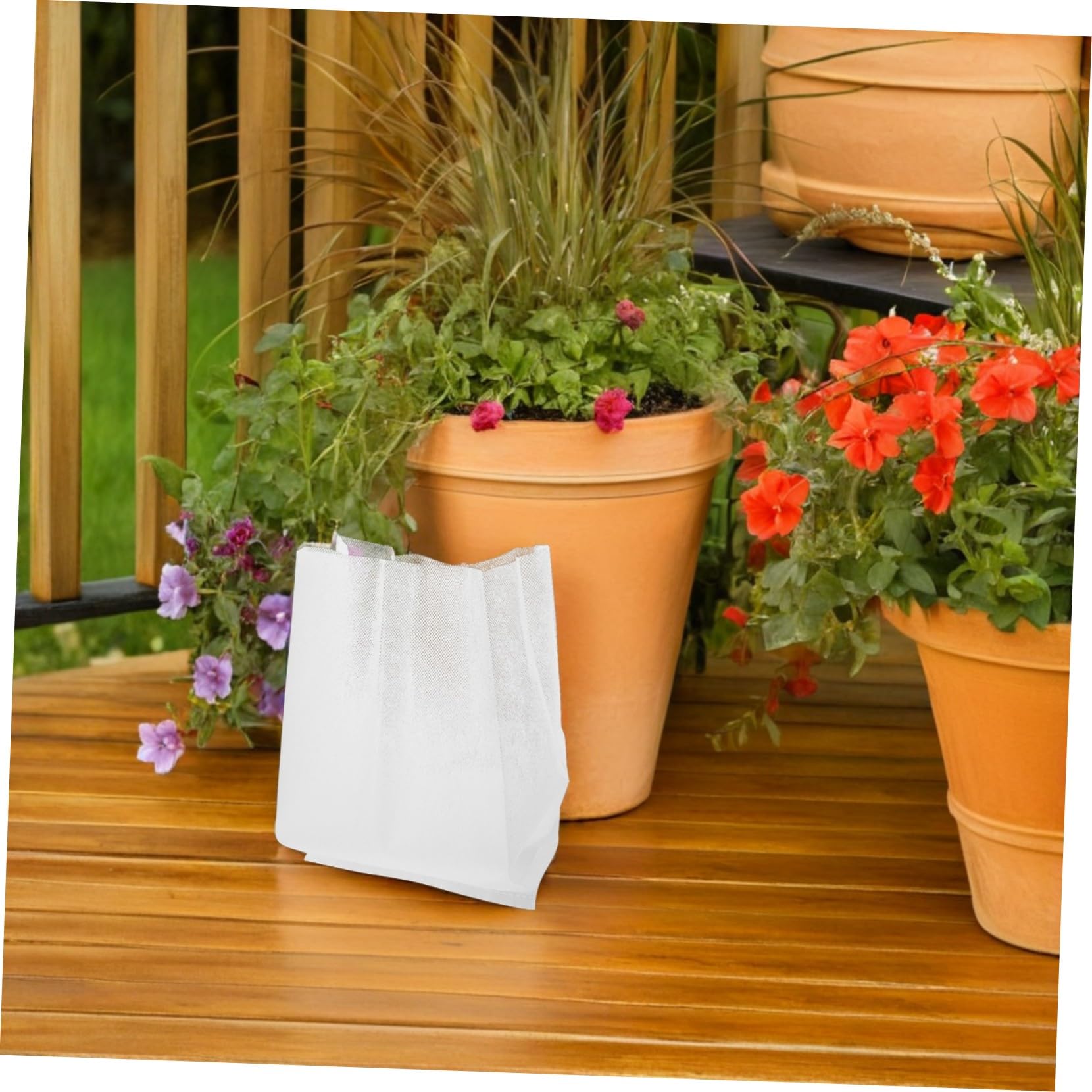 VANZACK 200pièces Sacs De Culture Non Tissés pour Légumes Fleurs Et Arbres Et Respirants Et Durables pour Plantation Intérieure Et Extérieure