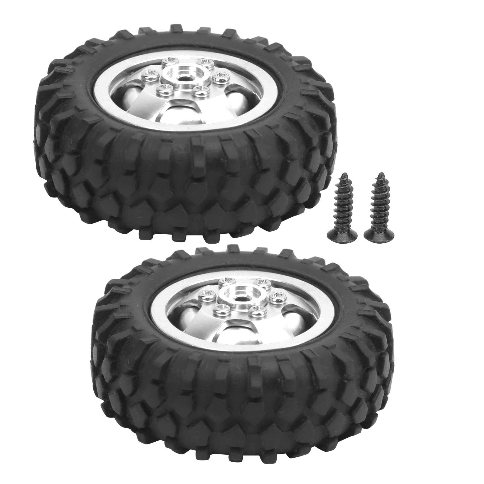 Amazon.co.jp: RCタイヤ 2個セット 1/10 RCトラックホイール WPL D12 