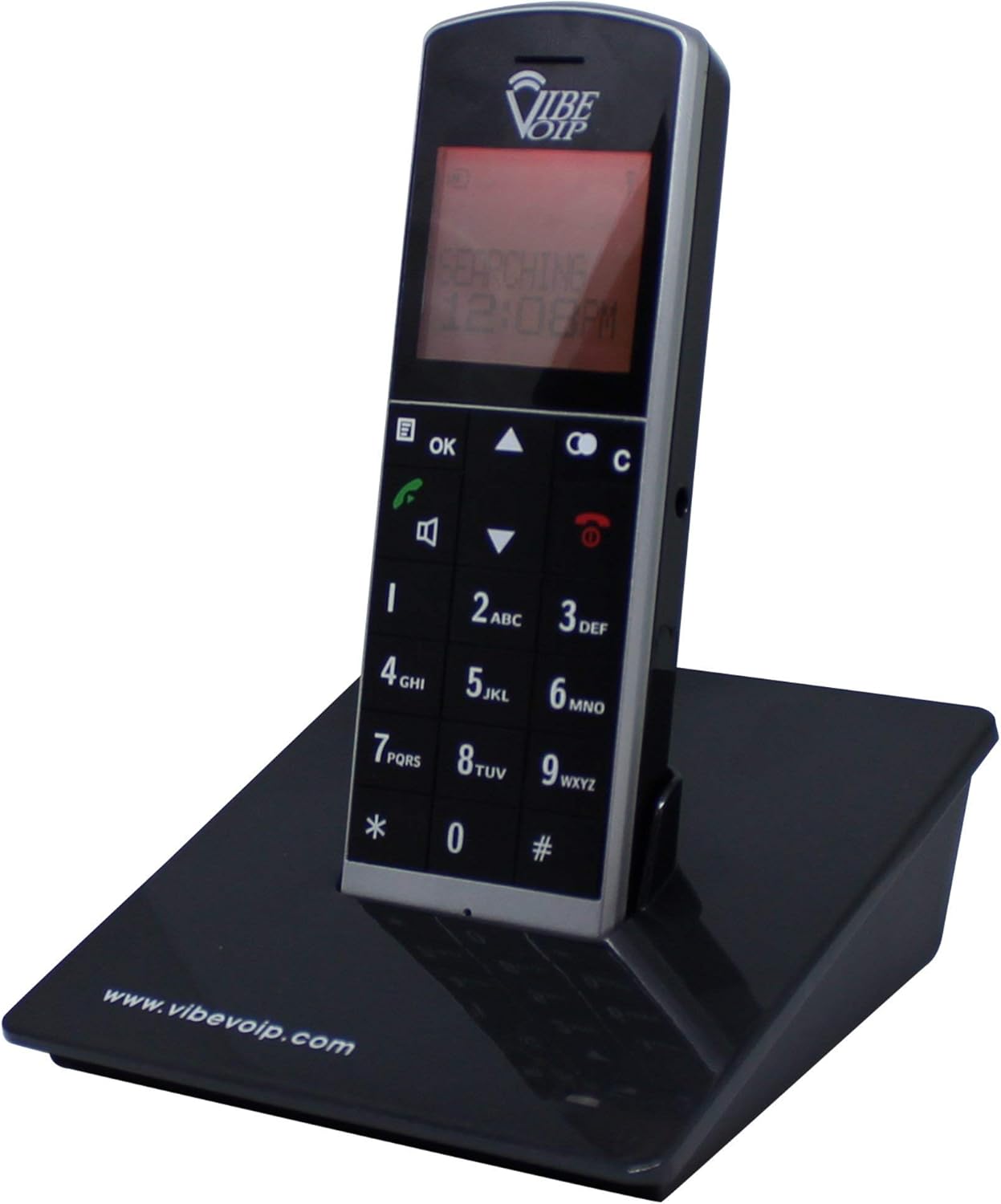 VibeVoip Cordless VoIP Phone with Free Phone Service