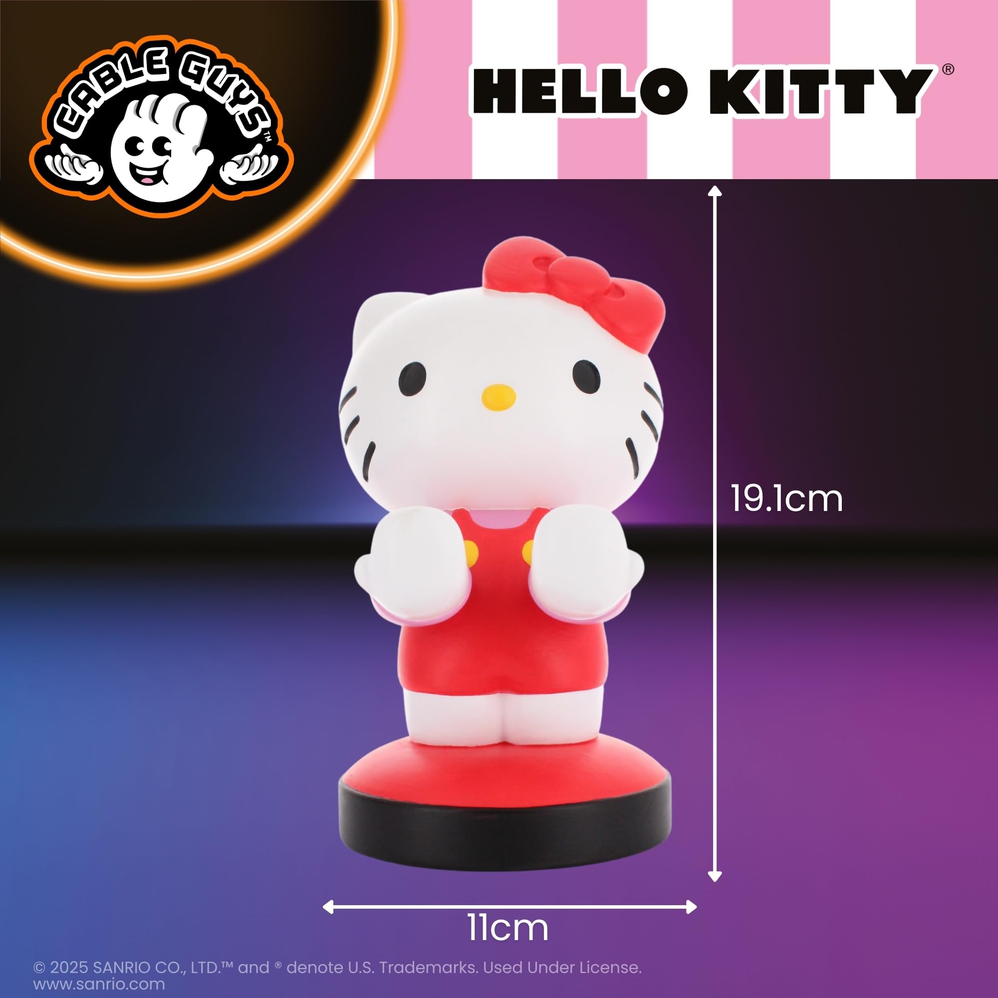 Cableguys Hello Kitty Controller Holder & Phone Stand - Gaming
