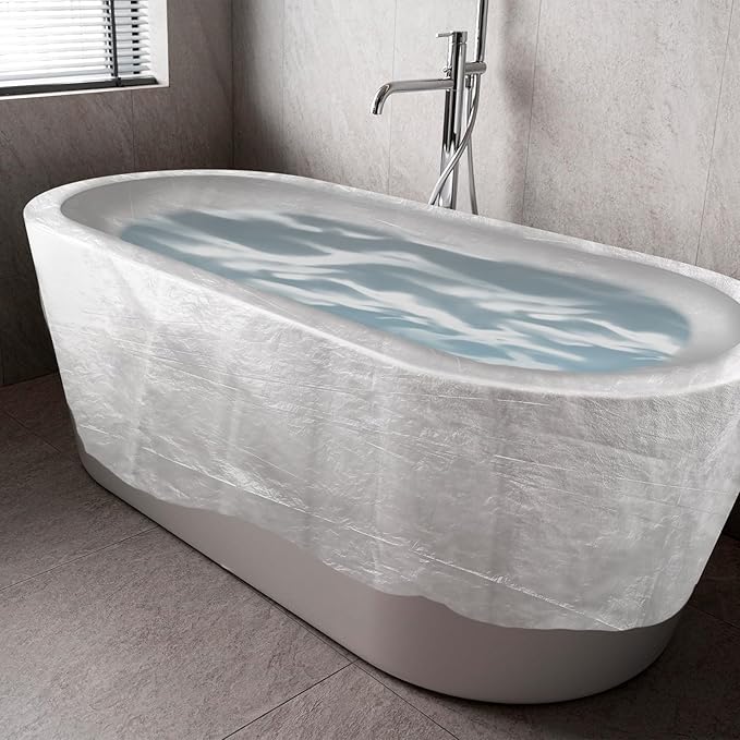 Amazon.com: 2 PCS Bathtub Liner Disposable Bathtub Cover Liner Large ...