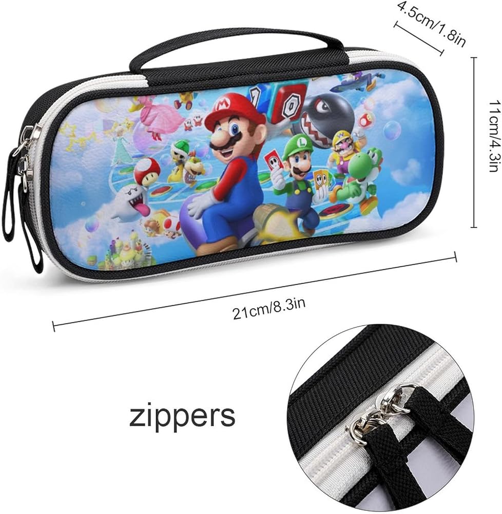 Amazon.co.jp: スーパーマリオ ペンケース 大容量 筆箱 多機能 筆入れ