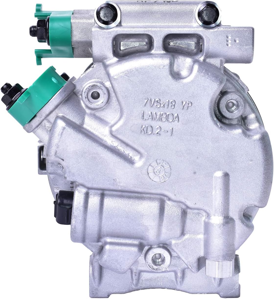 Mando 10A1446 AC Compressor with Clutch Original Equipment (Pre-filled Oil)