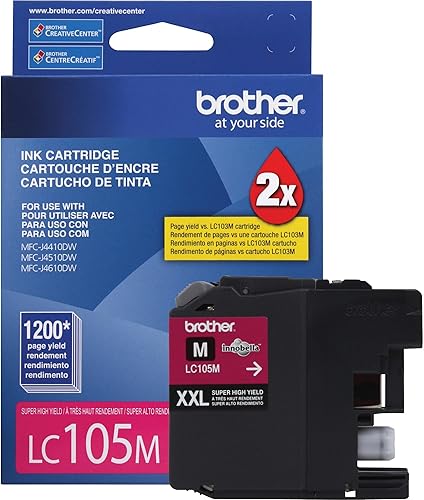Miniatura 9 de Brother Cartuchos de tinta originales LC1053PKS XXL de súper alto rendimiento, cian, magenta, amarillo