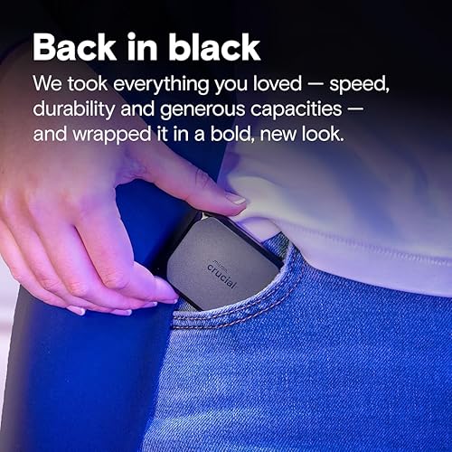 Miniatura 6 de Crucial X10 SSD portátil de 2 TB, hasta 2,100 MBs, USB 3.2 USB-C, unidad externa de estado sólido, compatible con Windows, Mac y Android,