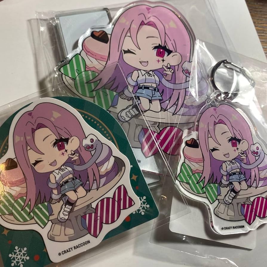 one room 限定くじアクリルキーホルダー DISC UP ネオン風ホログラムアクリルキーホルダー（アイリス