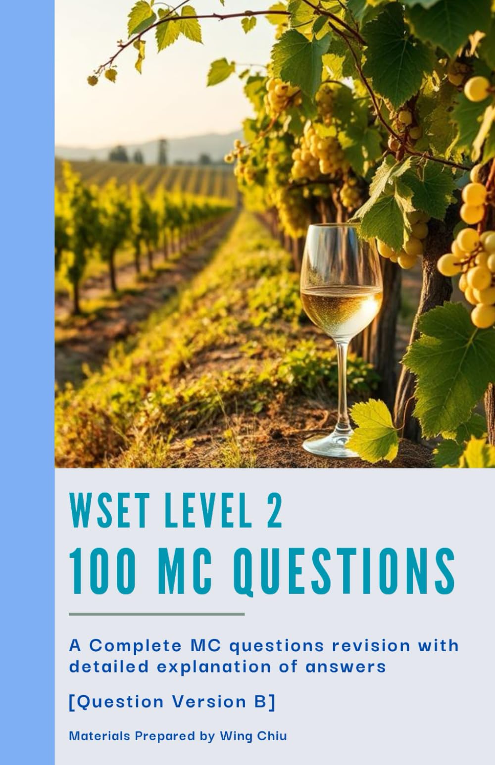 WSET Level 2 - 100 MC Questions [Question Version B]: Practice with Confidence: 100 Randomized MCQs and Insightful Answer Guides for WSET Level 2 (WSET Examination Revision)