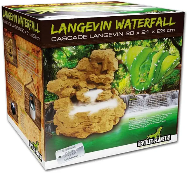 Reptile Terrarium Waterfall Kit with Pump for Enhanced Vivarium