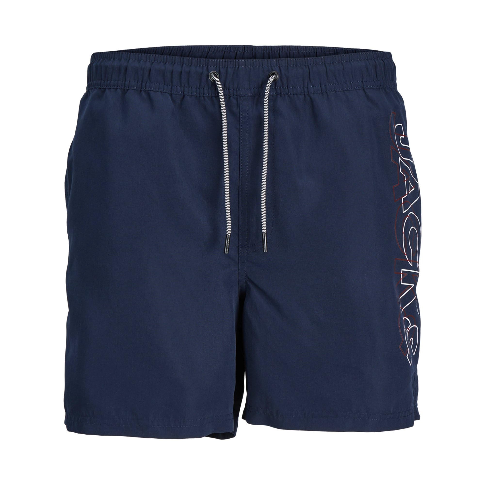 Jack & Jones Jpstfiji Jjswim Double Logo LY Sn Jnr Bañadores Ajustados para Hombre para Niños