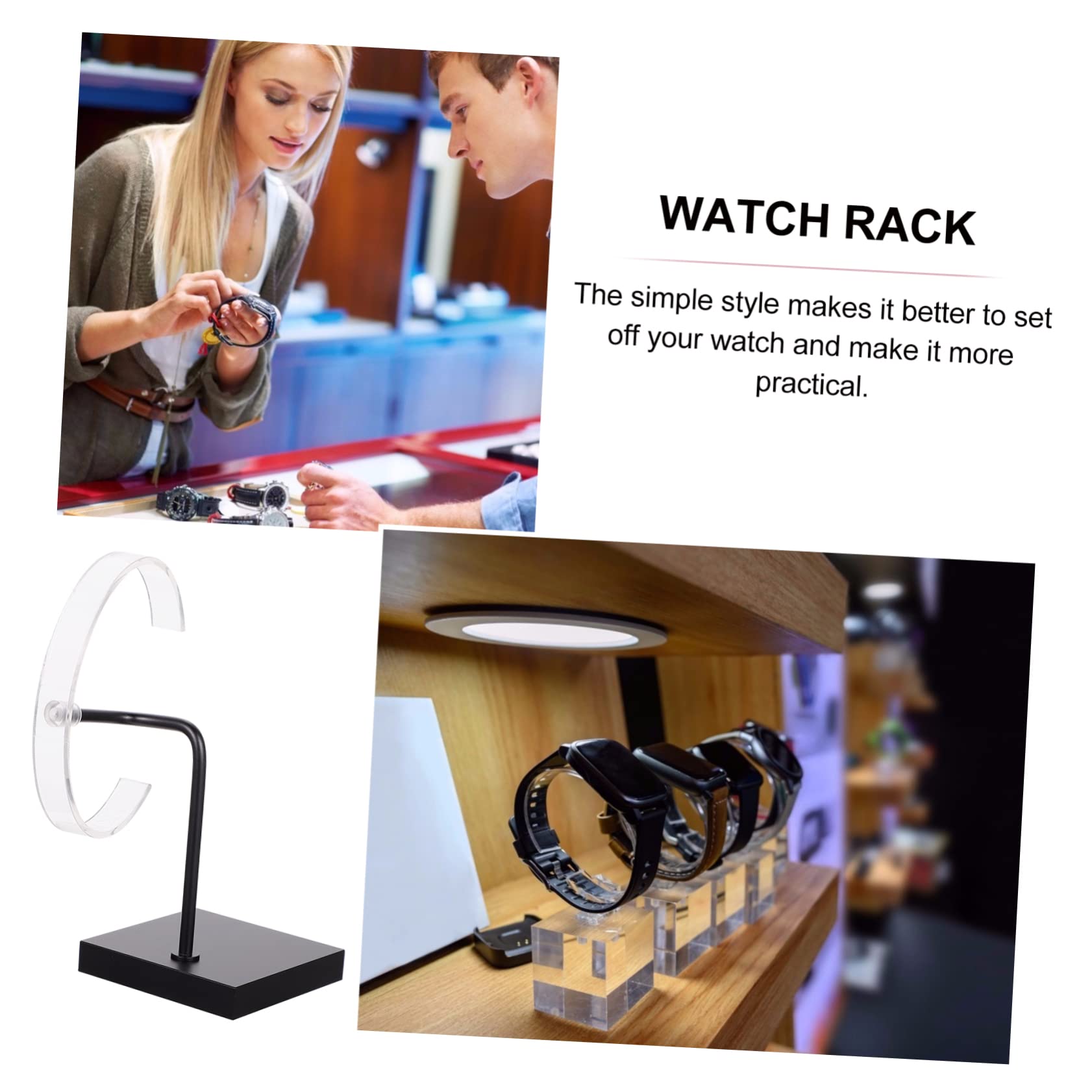 3stücke Eleganter Uhrenständer Stabiler Und Handgelenk-uhrenhalter Für Schmuckdisplay Vielseitige Präsentation Von Uhren Und Armbändern Im Einzelhandel
